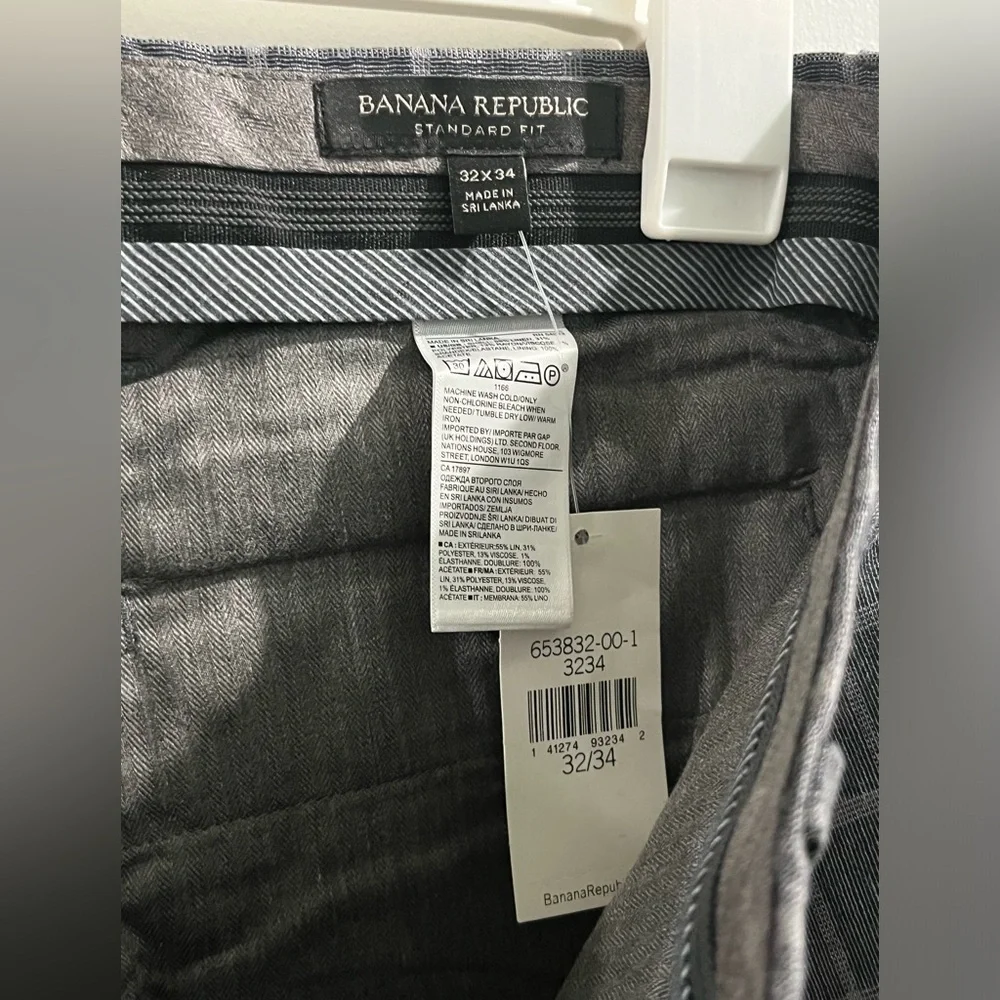 Banana Republic Performance Linen Dress Pants, size 32 X 34, new!